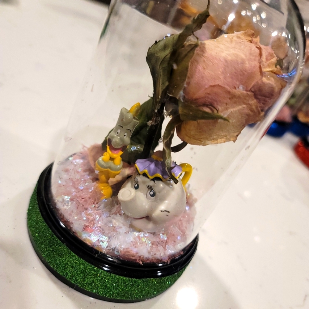 Ladies Mrs Potts and Candle stick Lumiere Disney Beauty and the beast